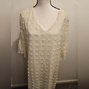 Women's Fashion Short Bell Sleeve Dress Size XL #W-396